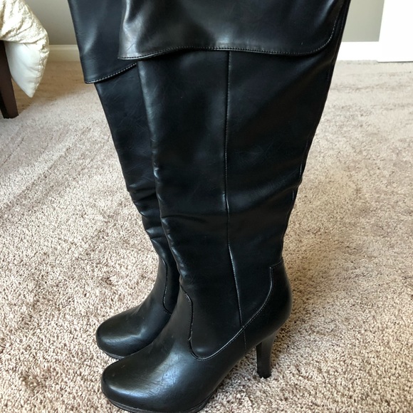 Rampage Shoes - Black heeled boots
